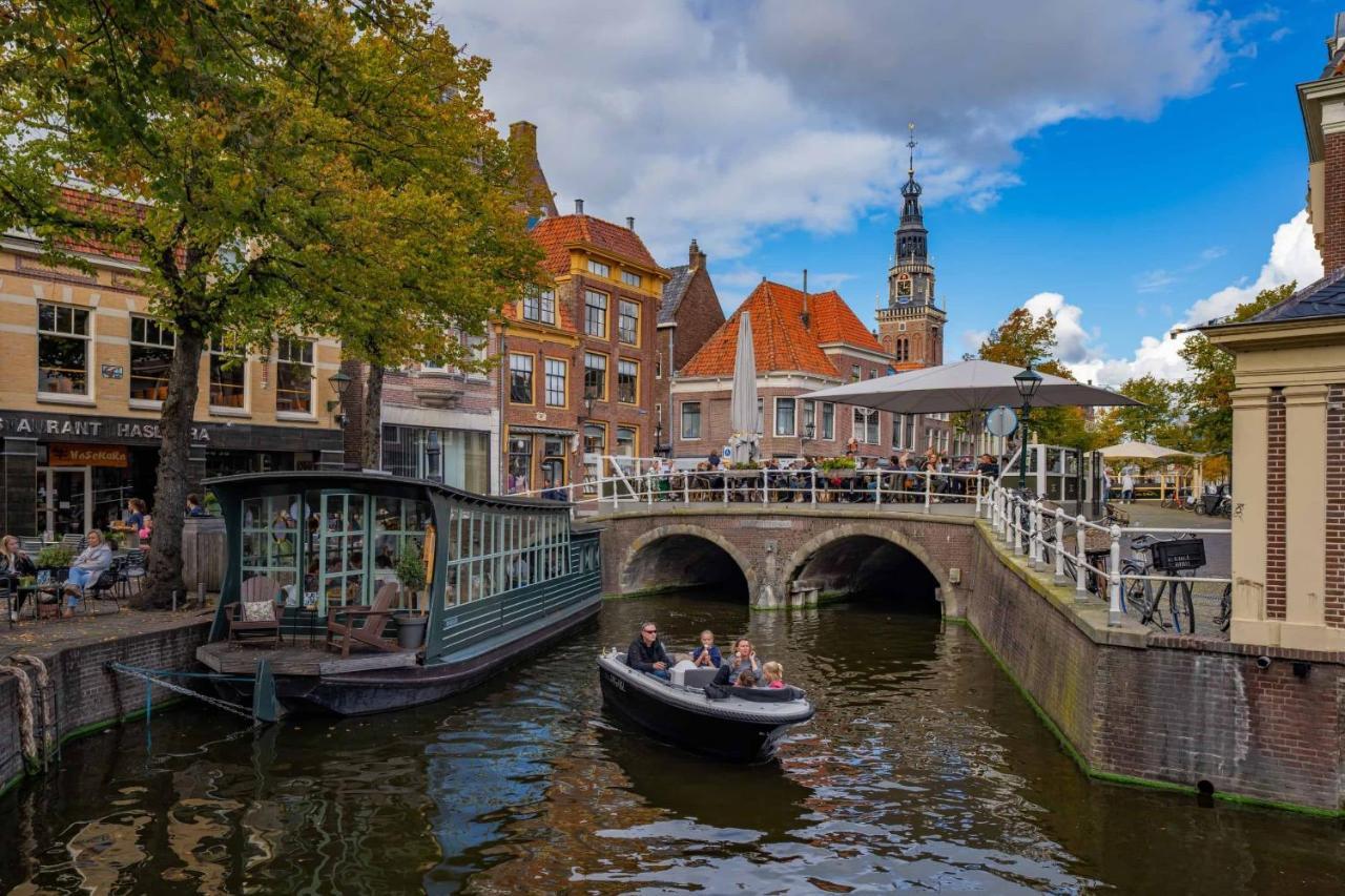 Vrijstaand Chalet Met Veel Buitenruimte En Veranda Zuid-Scharwoude 외부 사진